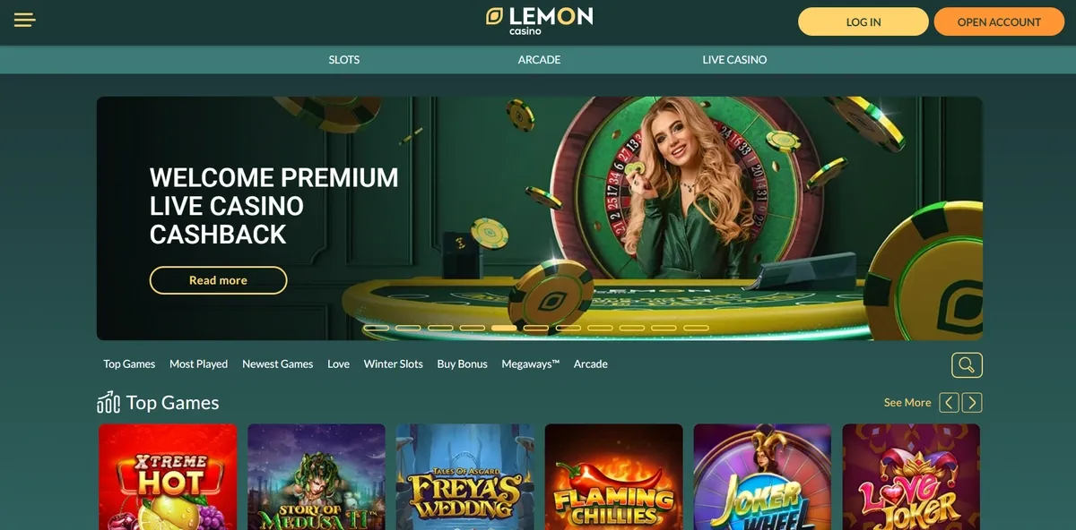 Bonus w Lemon casino